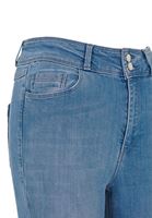 Bayan Mavi Yüksek Bel Dar Paça Skinny Pantolon