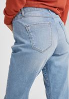 Bayan Mavi Crop Straight Denim