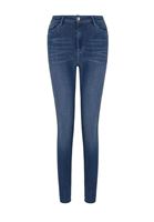 Bayan Mavi Yüksek Bel Skinny  Kot Pantolon ( MODAL )