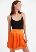 Bayan Siyah U Yaka Dikişsiz Crop Top
