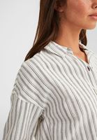 Women Mixed Striped Cotton Shirt