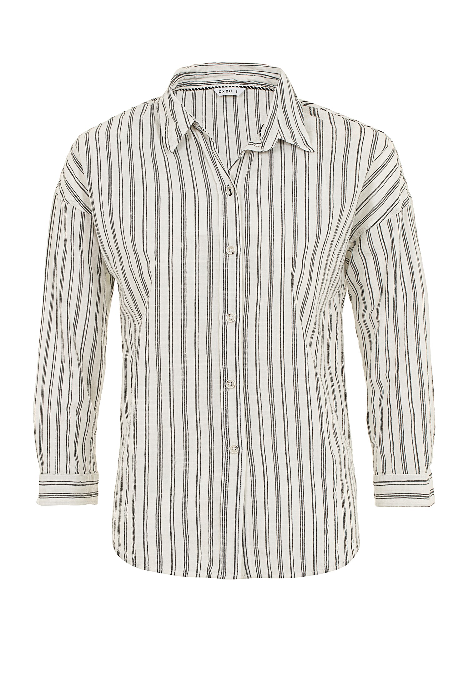 Mixed Striped Cotton Shirt Online Shopping | OXXOSHOP