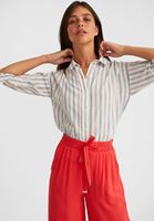Women Colorful Stripes Striped Cotton Shirt