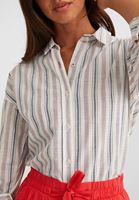 Women Colorful Stripes Striped Cotton Shirt