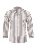 Women Colorful Stripes Striped Cotton Shirt