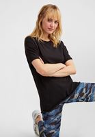 Bayan Siyah Oversize Basic Tişört