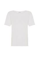 Bayan Beyaz Oversize Basic Tişört