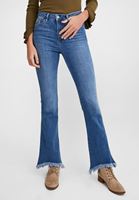 Women Blue High Rise Flared Jeans