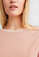 Bayan Pembe Kruvaze Crop Kazak