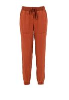 Women Brown Elastic Waisted Jogger