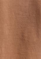 Bayan Açık Kahverengi Pamuklu V-Neck Tişört