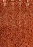 Women Brick V-Neck Bohemian Knitwear