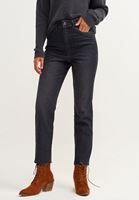 Bayan Siyah Casual Pamuklu Mom Jean 