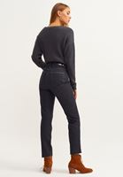 Bayan Siyah Casual Pamuklu Mom Jean 