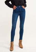 Bayan Mavi High-Rise Push Up Skinny Pantolon