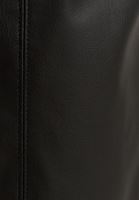 Bayan Siyah Vegan Jogger Pantolon