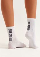 Bayan Beyaz Lucky Ankle Çorap