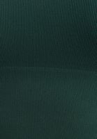 Women Green Seamless Crop Top