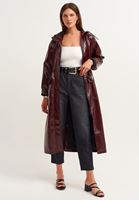 Bayan Krem Kare Yaka Casual Top