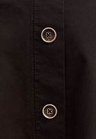 Women Black Pleated Midi Skirt with Pocket Detail