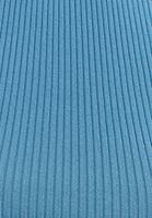 Bayan Mavi High-Neck Atlet 