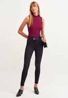 Bayan Vişne Çürüğü High-Neck Atlet 