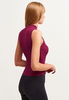 Bayan Vişne Çürüğü High-Neck Atlet 