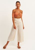 Bayan Bej Nature Friendly Culotte Pantolon ( TENCEL™ )