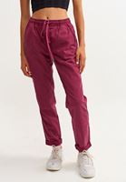 Bayan Vişne Çürüğü Yumuşak Dokulu Baggy Pantolon ( TENCEL™ ) 