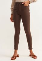 Bayan Kahverengi Toparlayıcı Etkili Skinny Pantolon  ( TENCEL™ )
