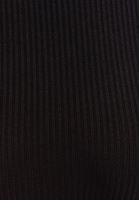 Bayan Siyah Roll-Neck Bluz