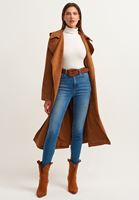 Bayan Krem Roll-Neck Bluz
