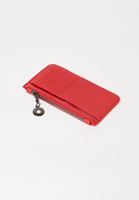 Women Red Zipped Card Holder