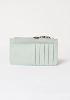Women Blue Zipped Card Holder