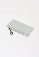 Women Blue Zipped Card Holder