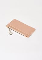 Women Pink Zipped Card Holder