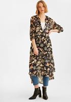 Bayan Çok Renkli Desenli Kimono