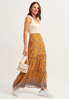 Bayan Bej Dantelli Crop Atlet