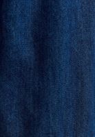 Bayan Mavi Denim Kargo Jogger Pantolon