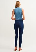 Bayan Mavi Push Up Etkili Skinny Pantolon