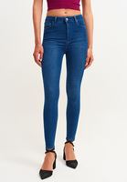 Bayan Mavi Push Up Etkili Skinny Pantolon