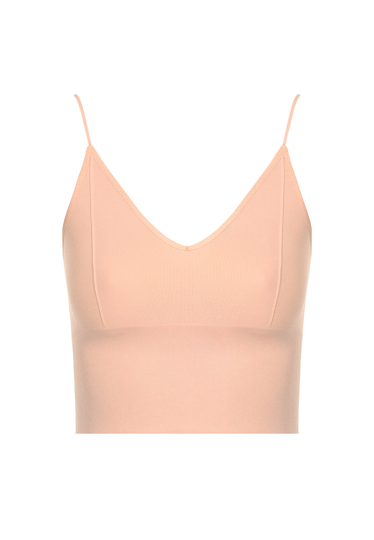 新品　WANTKEY BOX TOP SC25 kotiEXCLUSIVE Pink V-Neck Seamless Bodycon Tank Top Online Shopping | OXXOSHOP