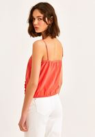 Women Pink Double Breasted Top