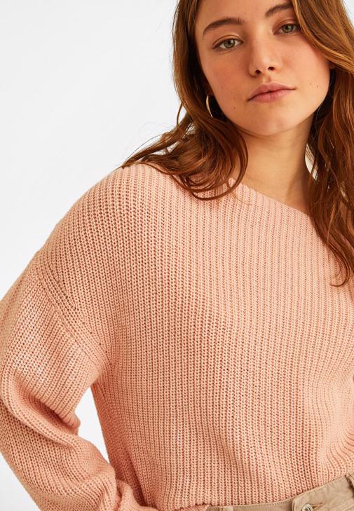 Slouchy Pantolon ve Kayık Kazak Kombini