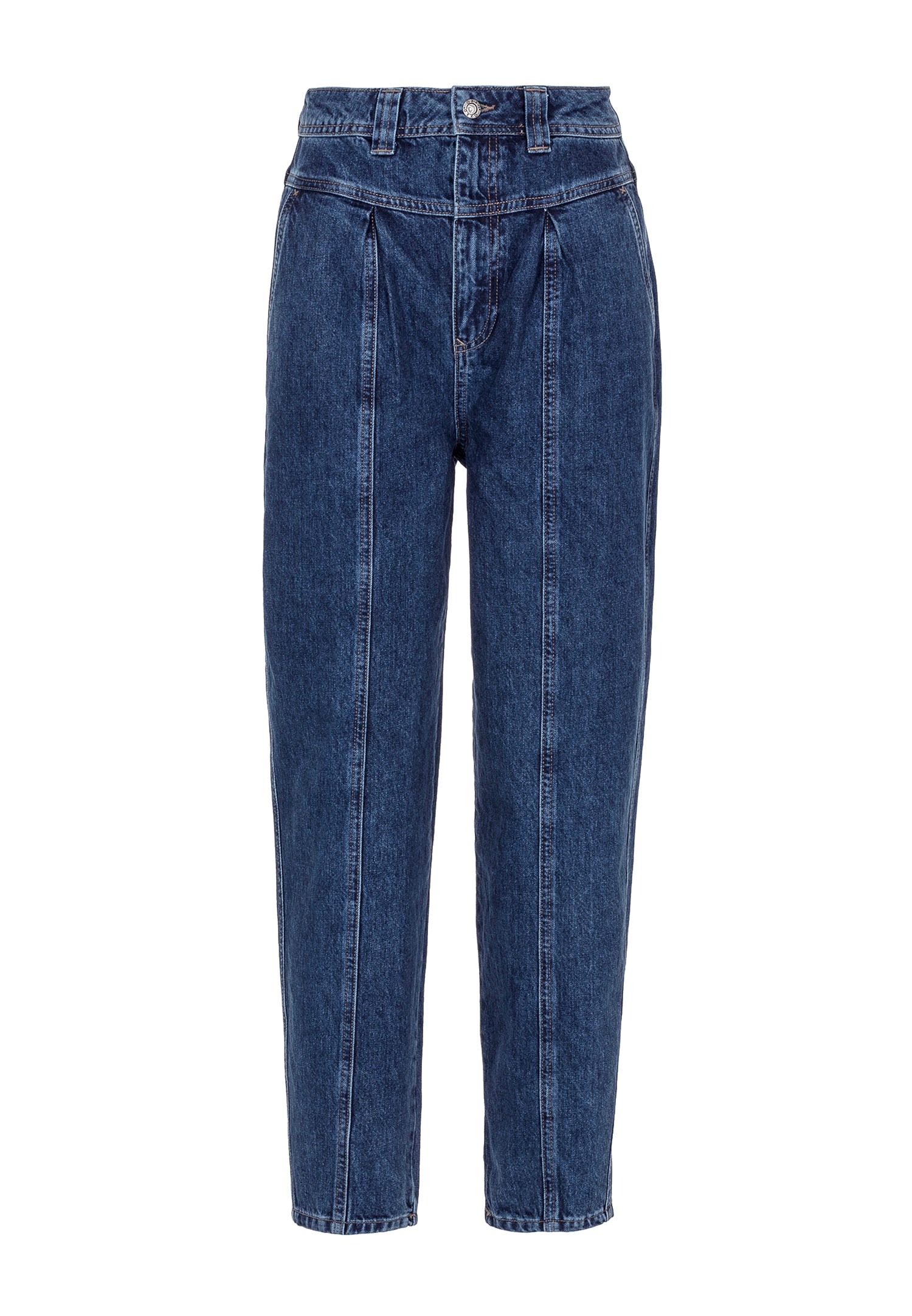 Blue Ultra High Rise Slouchy Jean Online Shopping | OXXOSHOP