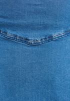Bayan Mavi Askılı Denim Elbise