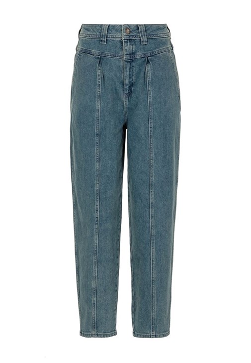 Slouchy Jean Pantolon ve Gömlek Kombini