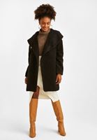 Women Brown Roll Neck Pullover