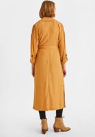 Bayan Bej Cep Detaylı Kimono
