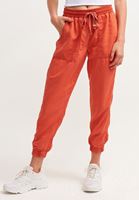 Women Brick Mid Rise Jogger Pant